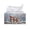 Christmas Owl Print, variant on FUIALDOLG PU Leather Rectangle Tissue Dispenser Box, Autumn Gnome Maple Leaf Tissue Box Cover Foldable Waterproof Rectangle Tissue Box Cover for Dresser Car