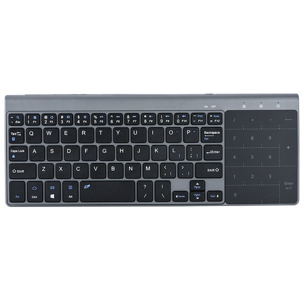 Teclado Inalámbrico Portátil Delgado De 2,4 Ghz De Mano Con Panel Táctil Para Pc/Notebook/Tv Box seitruly EL006287-00