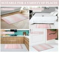 thumbnail image 3 of Home Weavers 100% Cotton Gradation Collection Bathroom Decore | Washable Rug | Bathroom Mat | Kitchen Carpet | Bathroom Rug Set | Bath Mat Set | Bath Floor Mat Non Slip, 21"x54", Pink, 3 of 5