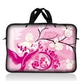 thumbnail image 1 of LSS Laptop Sleeve Bag 17 Inch Pink White Roses Bird Floral Design, 1 of 1