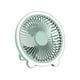 thumbnail image 2 of Ventilador de mesa personal compacto, ventilador eléctrico recargable para dormitorio. verde sin lámpara, 2 of 9