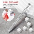 thumbnail image 2 of 100Pcs Nail Art Sponge Gradient, With Metal Clip to Create Nail Art Patterns, 2 of 4
