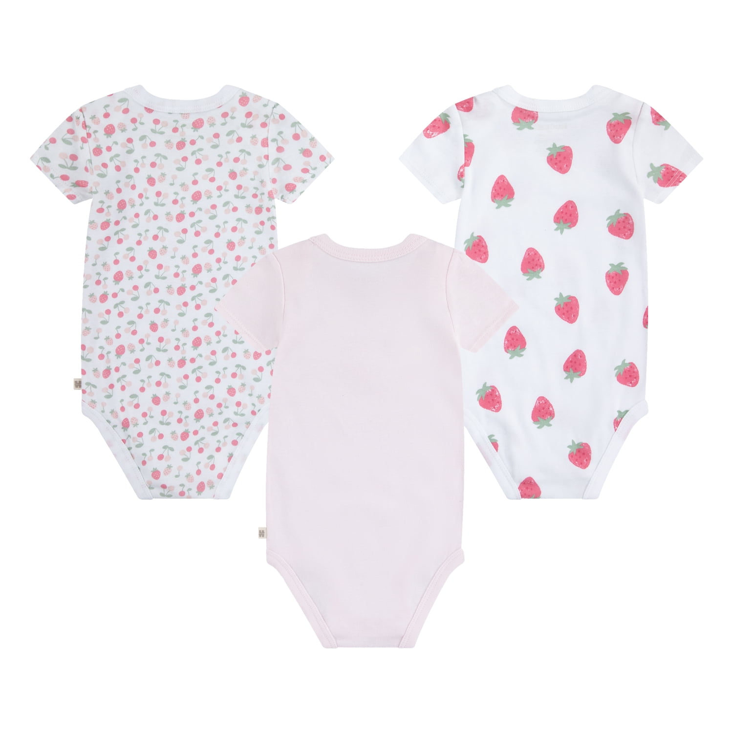 Huggies Baby Girls 3-Pack Bodysuit Set, Sizes NB-18M