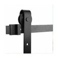 thumbnail image 2 of Bypass Barn Door Hardware Kit, Heavy Duty Sturdy, Solid Iron Construction for Easy Installation &amp; Quiet Operation - Perfect for Kitchen Pantry, Bathroom Doors &amp; Room, 2 of 5