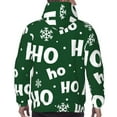 thumbnail image 7 of Fotbe Men's Hoodie with Ho Ho Ho A Pattern - Kangaroo Pocket Pullover Hooded Sweatshirt, Perfect for Daily Wear, Travel, and Home-X-Large, 7 of 7