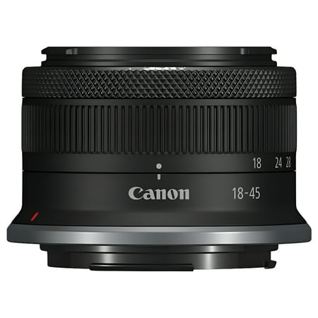 Canon - RF-S18-45mm F4.5-6.3 IS STM Standard Zoom Lens for EOS R-Series Cameras - Black