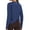 Navy Blue, variant on Women's Long Sleeve Workout Tops Athletic Shirts Split Back Running Gym Quick Dry Sun Protection UPF 50+ Black L