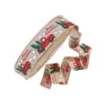thumbnail image 3 of Elodie Christmas Ribbon Garlands Christmas Element Patterns Cute Wired Edge Ribbons 5m, 3 of 8