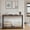 Dark Walnut, variant on 40" Farmhouse Console Table, Entryway Table with Storage, Slatted Style 2-Tier Sofa Table with Open Shelf, Console Tables for Entryway, Living Room, Hallway, Foyer