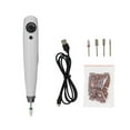 thumbnail image 2 of Mornei Portable Electric Nails Drill Nail Sanding Machine Lightweight Cordless Pedicure White, 2 of 9