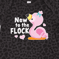 thumbnail image 4 of Inktastic New to the Flock Cute Baby Flamingo Boys or Girls Baby Bodysuit, 4 of 5