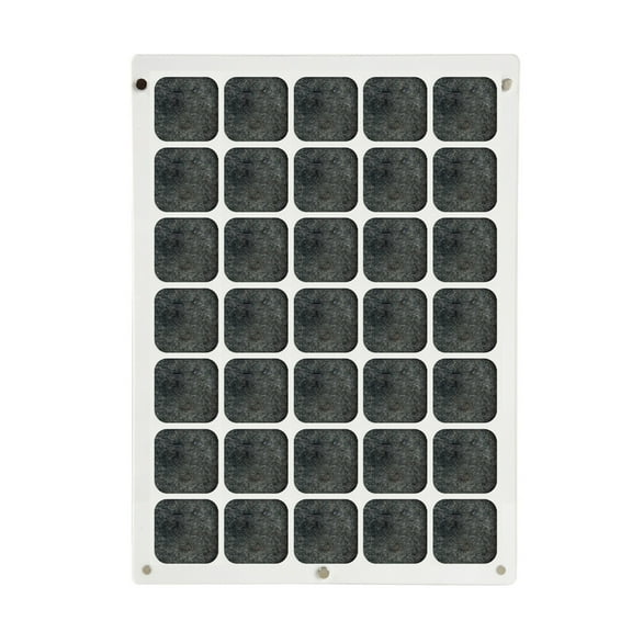 Enamel Pin Collection Showcases 35 Compartments Wall Hanging Desktop Display Case With Dustproof Cover for Collectors