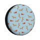 thumbnail image 1 of Balery Dachshund Dog Cubiertas para Neumáticos - Protector Resistente para Neumáticos de Camioneta, SUV, Remolque, Camper y RV-14 inch, 1 of 6