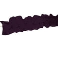 thumbnail image 2 of Solid Poplin Curtain Sleeve Topper Plum, 2 of 2