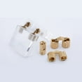 thumbnail image 2 of 12mm Hidden Brass Barrel Hinges 4PCS, Concealed Box Hinges Invisible Furniture Hinges 180 Degree Opening Angle Cabinet Hinges for DIY Jewelry Box Hand Craft, 2 of 8