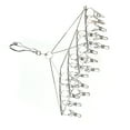 thumbnail image 4 of Clothes Drying Hanger, Stainless Steel Laundry Drying Rack With Rotating Hook Clips Multifunctional Rack Laundry Accessory For Home, 4 of 8