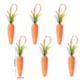 thumbnail image 3 of Gqtwoy 6Pcs Easter Carrot Hanging Decoration Set, Multicolor Simulation Pendant Toys, Holiday Decor for Home, Unique Spring Festival Ornament, Vibrant Seasonal Accessories, 3 of 6