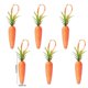 thumbnail image 3 of Decoraciones de Pascua, adornos de Pascua, regalos de Pascua, juego de 6 piezas de decoración navideña de simulación colgante de zanahoria de Pascua, arreglo decorativo, juguetes colgantes, huevos de, 3 of 6