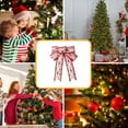 thumbnail image 5 of Uutvmp Christmas Bows, Buffalo Plaid Bow Checkered Ribbon Bow with Pine Cone, Christmas Tree Decoration Bows for Christmas Parties Christmas Trees Indoor Crafts, 5 of 6