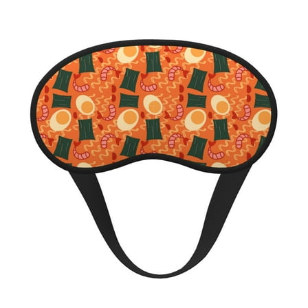 Gaeub Ramen Noodle Soup Printed Sleep Mask, Eye Masks for Sleeping, Eye Sleep Shade Cover,Travel Sleeping Mask , Eyeshade for Blocking Out Lights ,Blackout Blindfold
