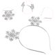thumbnail image 3 of unbranded 3Ud Diademas De Plateadas Con Para Y Fiestas Navideñas, 3 of 8