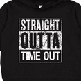 thumbnail image 3 of Inktastic Straight Outta Time out Toddler Hoodie, 3 of 4
