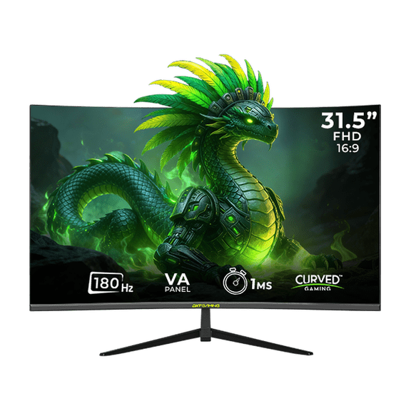 Monitor Gamer Curvo 31.5" DXT GAMING Sight 1ms 180Hz FHD VA DP HDMI USB Adaptive-Sync Negro MDXT315CBK