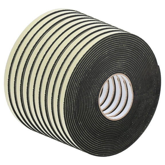 10 Rolls Anti-shock Tape Weather Strip for Door Gaps Garage Door Seal Strip Insulation Tape Window Seal Tape