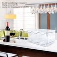 thumbnail image 3 of Organizador De Tazas Apilables, Soporte Ajustable Para Botellas De Agua De 2 Niveles Transparente, Estante De Almacenamiento Para Organización De Despensa, Accesorios Para, 3 of 7