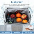 thumbnail image 2 of Lifewit Cooler Bag 20L Collapsible and Insulated Large Lunch Bag Leakproof Soft Cooler Portable Tote for Camping/BBQ/Family Outdoor Activities, Gray, 2 of 8
