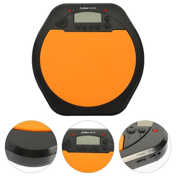 Niceauty Drum Pad with Digital LCD Metronome for Practice and Training