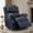 Navy, variant on Tina's Home Swivel Genuine Leather Power Recliner Chairs Set of 2 with Heat & Lumbar Support for Living Room, Camel