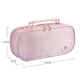 thumbnail image 3 of Hariumiu Pencil Case Large Capacity Ergonomic Handle Oxford Cloth Two-way Zipper Stationery Bag Office Supplies, 3 of 11