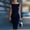 Navy Blue, variant on Women's Elegant Off Shoulder Bodycon Midi Dress – Solid Color Slim Fit Formal Wedding Guest Dress White,XL