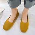 thumbnail image 6 of YLYL Women's Knit Ballet Shoes Round Toe Slip on Comfort Soft Dressy Casual Office Work Wedding Flat Shoes, 6 of 9