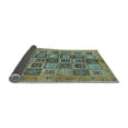 thumbnail image 2 of Ahgly Company Indoor Square Abstract Light Blue Modern Area Rugs, 4' Square, 2 of 4