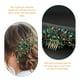 thumbnail image 5 of Elegante peineta de cristal para novia, tocado de boda con decoración brillante para ocasiones especiales., 5 of 5