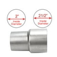 thumbnail image 2 of 2 ID to 2.5" 2 1/2 ID Exhaust Pipe Tube Adapter Reducer Universal New, 2 of 5