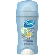 Secret Antiperspirant Invisible Solid, Cool Water Lily 2.6 oz (Pack of 6)
