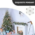 thumbnail image 6 of PENIKOKO 10Pcs Simulation Snowflake Pendant for Christmas Tree Decoration, 6 of 6