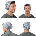 thumbnail image 2 of Lightweight Unisex Adult Oversized Wrinkled Fleece Cuffless Beanie, 2 of 5