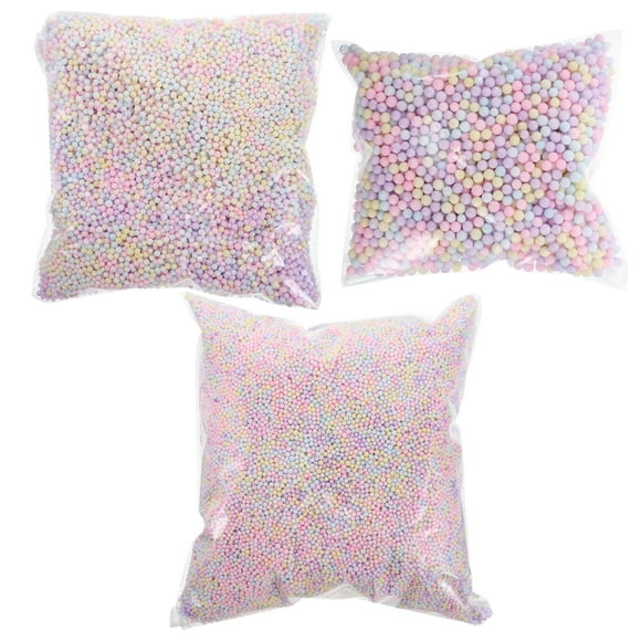 3 Bags Colorful Foam Balls for DIY Crafts Wedding Decorations Christmas Ornaments Small Round Foam Balls for Party Supplies and Handmade Projects