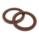thumbnail image 1 of Sellos de aceite universales de Bargains únicos TC de doble labio con anillo de sellado de resorte de acero para ejes rotativos de alta presión de goma FKM marrón 2 piezas 100x130x12mm, 1 of 7
