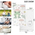 thumbnail image 3 of Dreamtimes Frog and Mushrooms Face Hand Towel Set, Cotton Washcloths, Ultra Soft and Highly Absorbent,Decorative Fingertip Face Towel for Bathroom Hotel- Pack of 2, 3 of 7