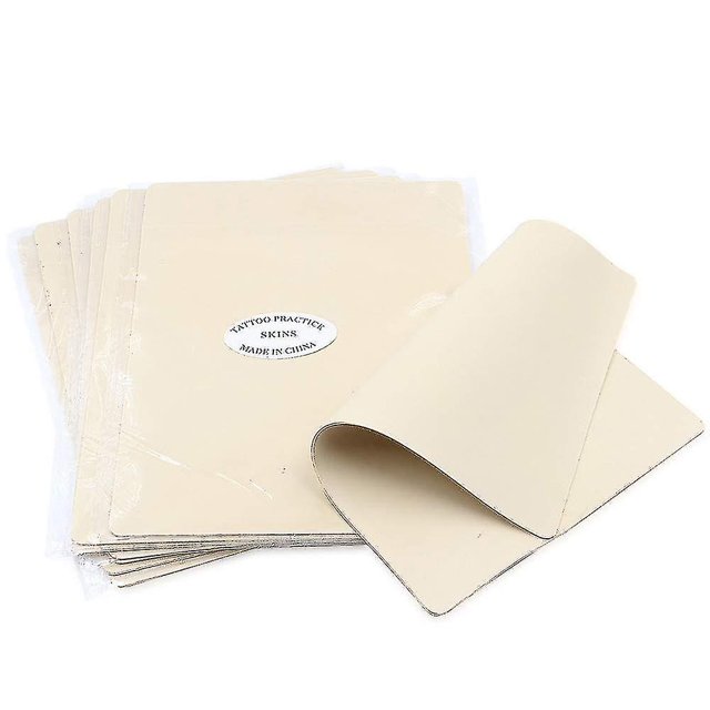 Piel Falsa para Tatuaje Afortunado Kit de Tatuaje 10 Piezas Sencillez