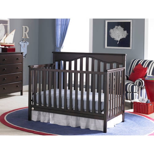 FisherPrice Ayden 4in1 FixedSide Convertible Crib, (Choose Your