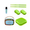 thumbnail image 4 of Tambor de aire electrónico con baquetas, juego de batería profesional silencioso de tamaño de bolsillo para amantes de la música, regalos para niños , Verde con pedal, 4 of 10
