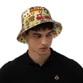 thumbnail image 4 of Fotbe Vehicles Sombrero Tipo Pescador con Estampado – Sombrero de Sol de Algodón de Moda para Playa, Golf, Pesca, 4 of 6