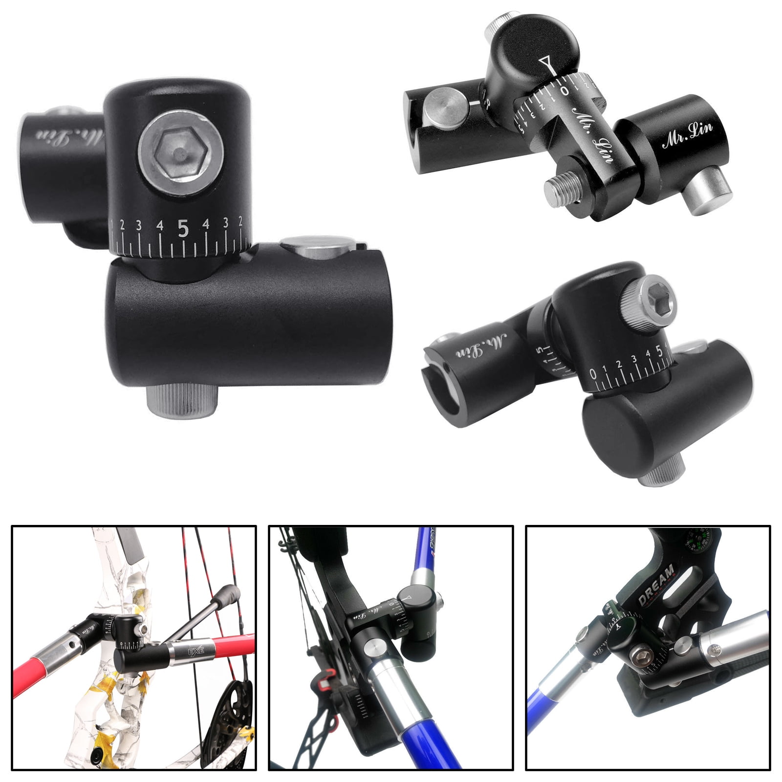 Archery Single Side VBar Adjustable Quick Disconnect Mount