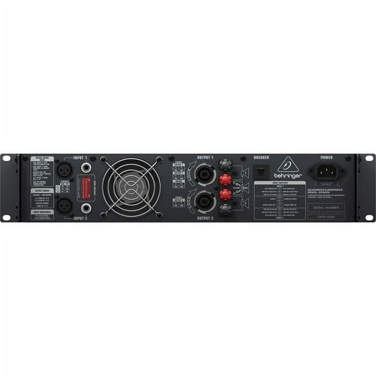 Behringer EuroPower EP4000 Amplifier, 2500 W RMS, Channel